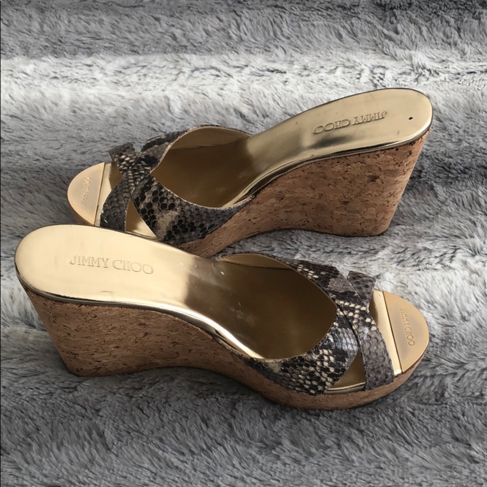 Snakeskin Jimmy Choo